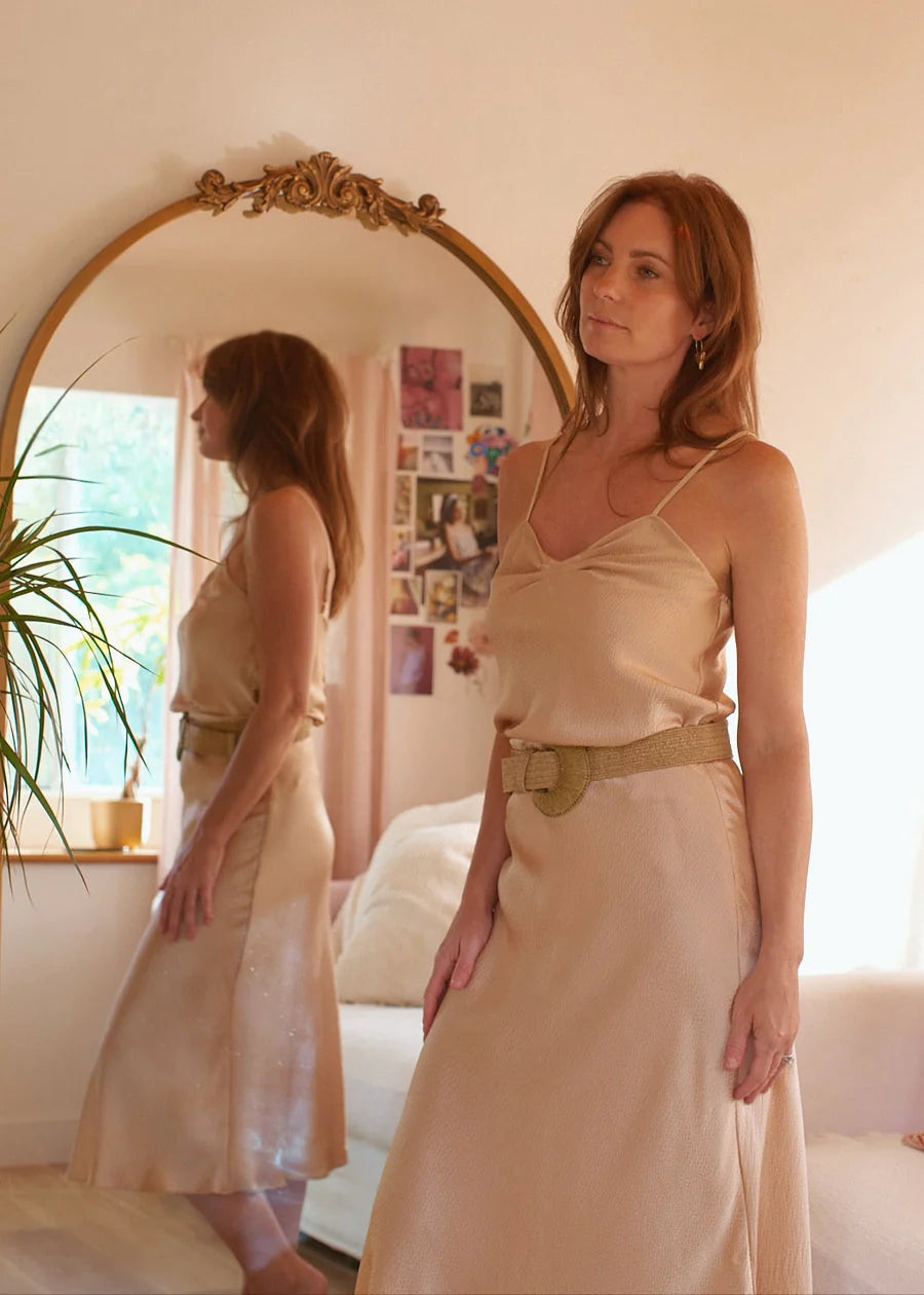 Gianna Top in Champagne Blush